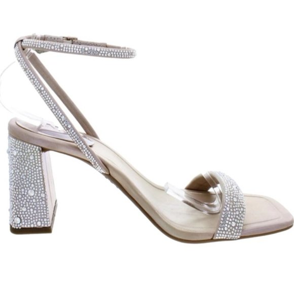 I.N.C. INTERNATIONAL CONCEPTS Shoes - INC Womens Caymi Rhinestone Dressy Slingback Heels Size 6.5 New With Defects